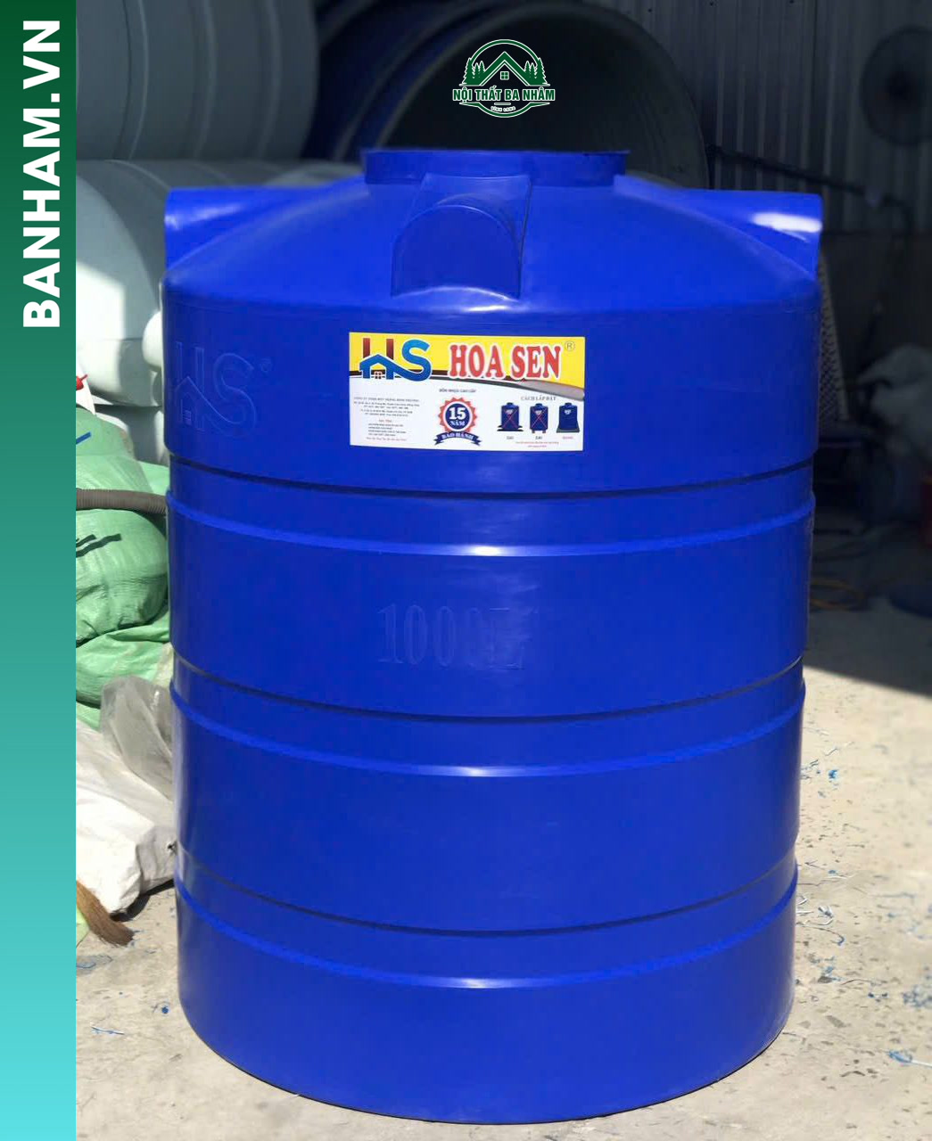 Bồn Nước Nhựa Hoa Sen Cao Cấp