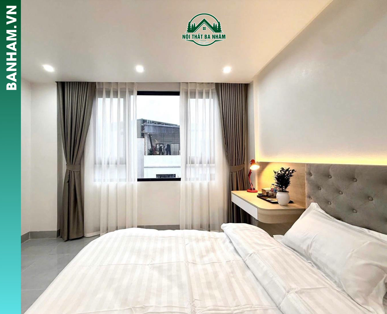 Kết hợp cửa sổ và rèm decor