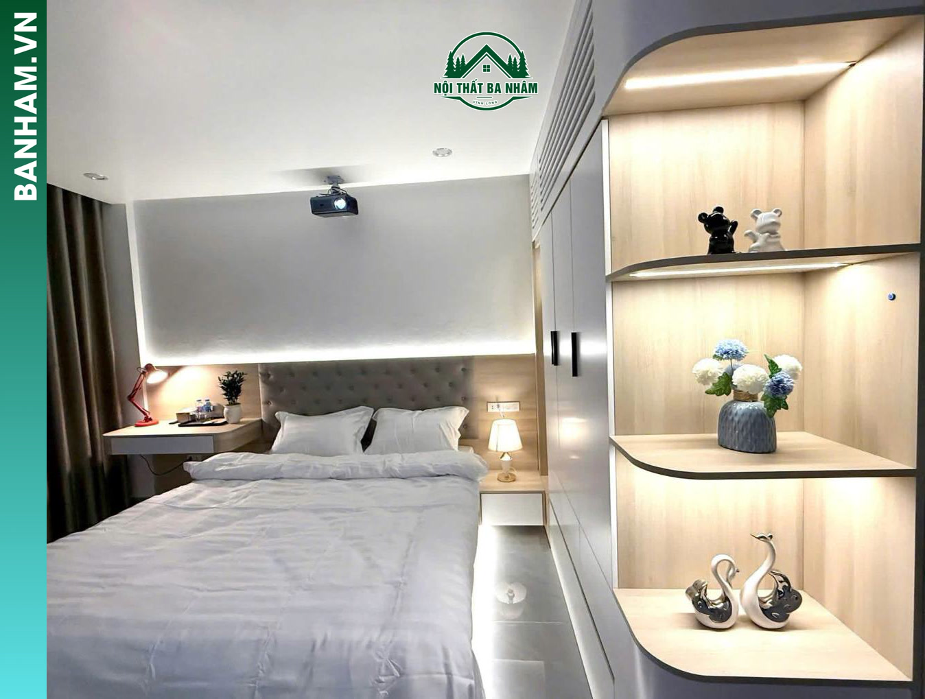 Tích hợp Led trang trí tạo cảm giác ấm cúng