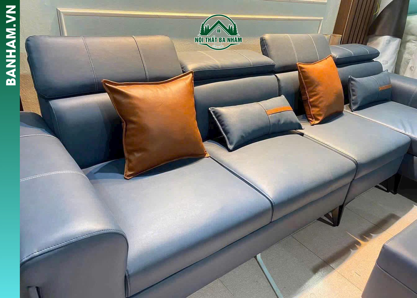 Sofa xanh cao cấp nhập khẩu