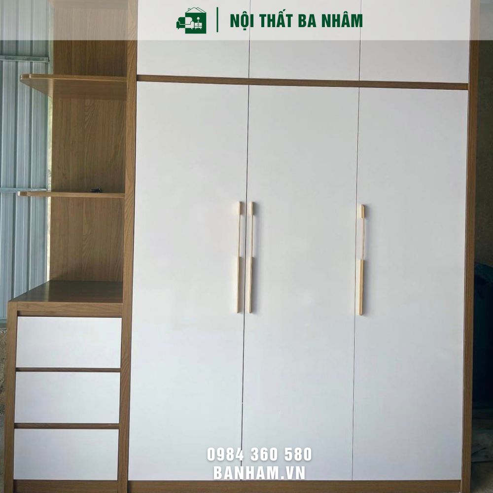Tủ quần áo nhựa cánh mở 3 tầng - Châu Thành Hình ảnh Tủ quần áo nhựa cánh mở 3 tầng - Châu Thành - Sản phẩm nội thất Inoithat