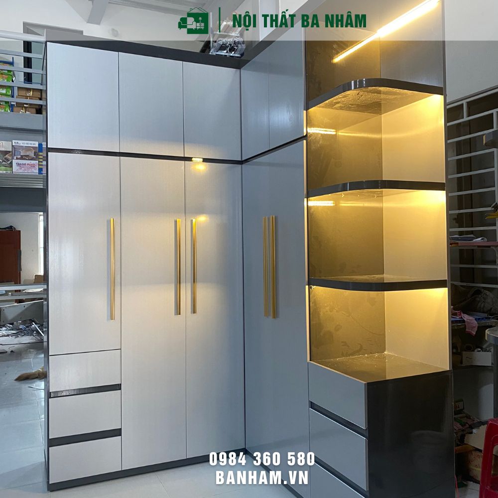 Tủ quần áo nhựa 5 cánh thông minh - Bình Đại Hình ảnh Tủ quần áo nhựa 5 cánh thông minh - Bình Đại - Sản phẩm nội thất Inoithat