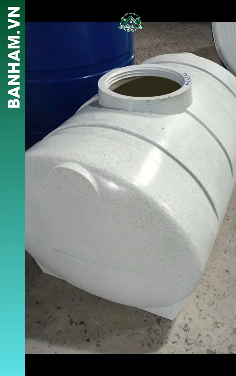 Bồn nhựa ngang trắng Bến Tre