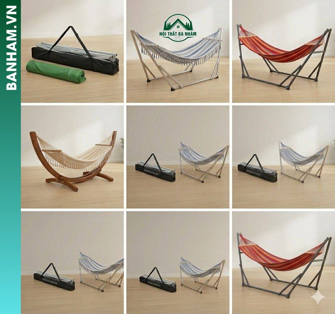 Giá võng xếp inox tại Bến Tre