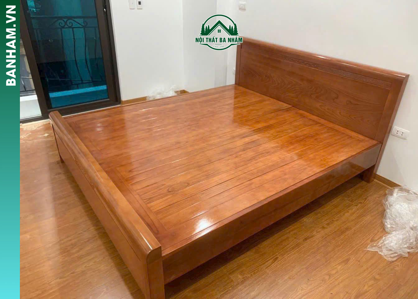 Giường gỗ sồi cao cấp tại bến Tre