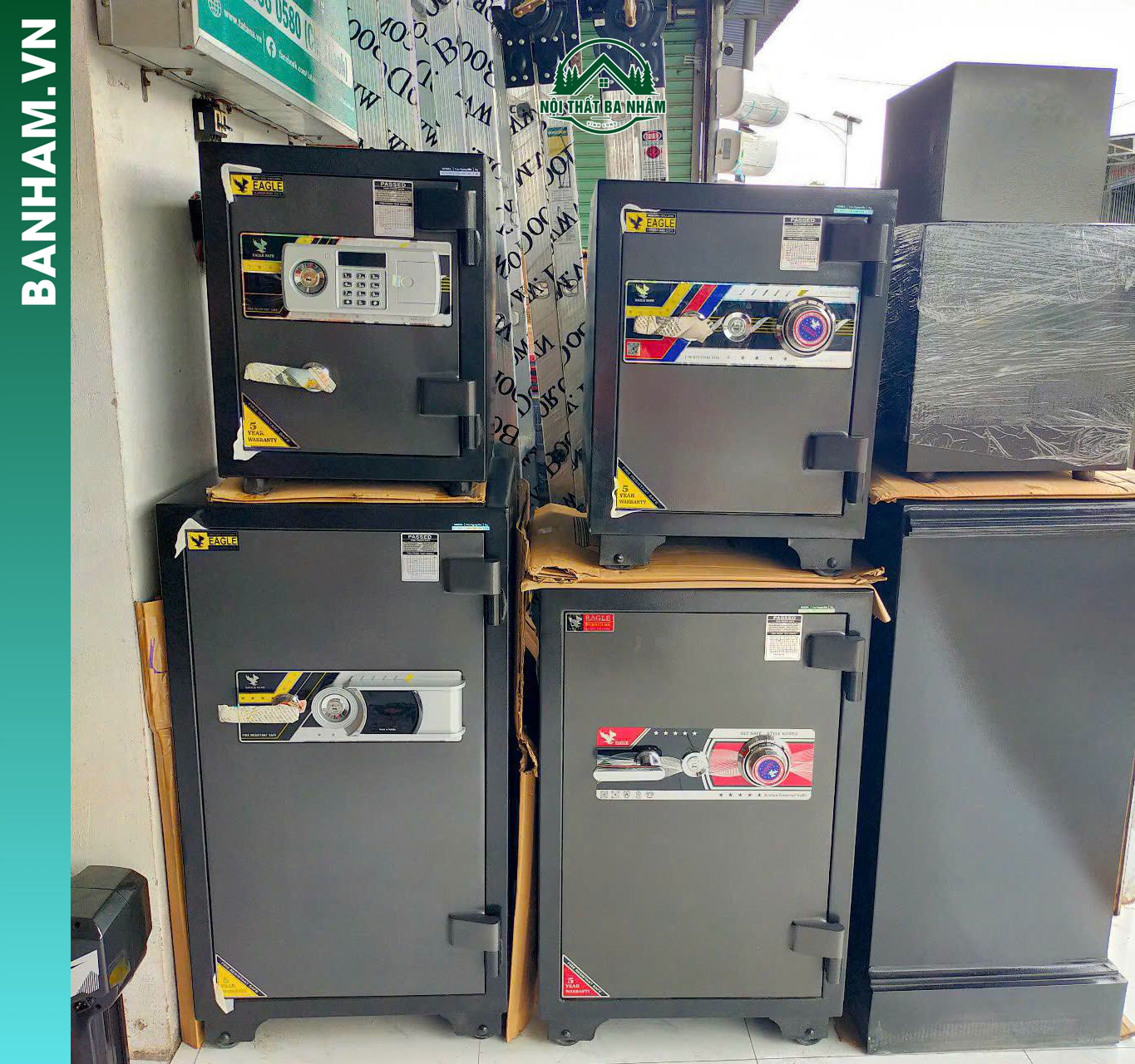 Két sắt Eagle khóa cơ & điện tử