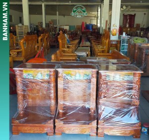 Bàn thờ Thần Tài – Ông Địa gỗ tự nhiên cao cấp