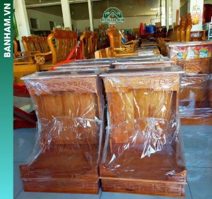 Bàn thờ Thần Tài – Ông Địa gỗ tự nhiên