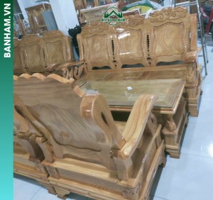 Bộ bàn ghế Salon Thiên Nga gỗ gõ đỏ