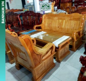 Bộ salon gỗ phòng khách