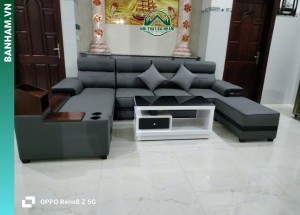 Bộ sofa góc chữ L kèm bàn trà hiện đại Bến Tre