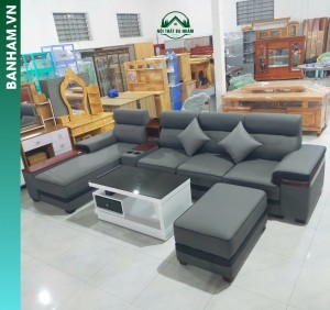 Bộ sofa góc chữ L kèm bàn trà hiện đại Bến Tre