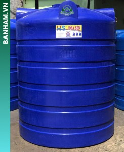 Bồn nước nhựa đứng 1000L Hoa Sen Bến Tre