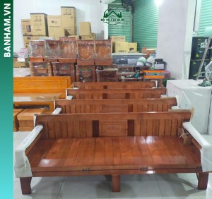 Ghế gấp trường kỷ gỗ xoan