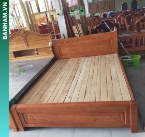 Giường ngủ gỗ sồi tại Bến Tre