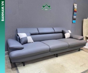 Sofa da cao cấp xanh xám tại Bến Tre