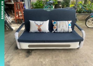 Sofa giường gấp thông minh bọc nỉ Bến Tre