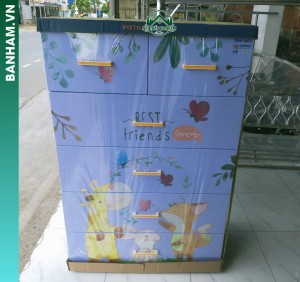 Tủ nhựa Deli MAX QUI PHUC 5 tầng Bến Tre