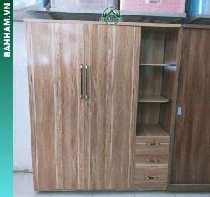 Tủ quần áo gỗ MDF 3 cánh Bến Tre