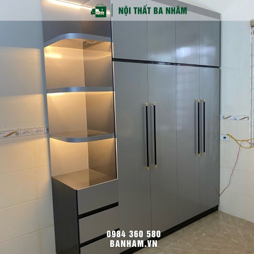 Tủ quần áo nhựa cảnh mở - Mỏ Cày Nam