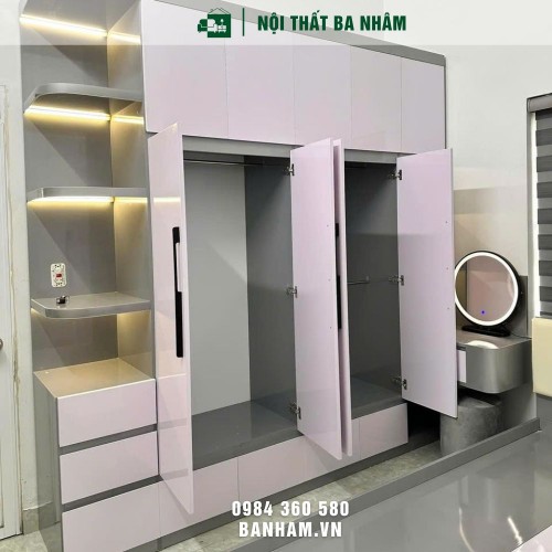 Tủ quần áo nhựa Ecoplast 2 cánh mở - Chợ Lách