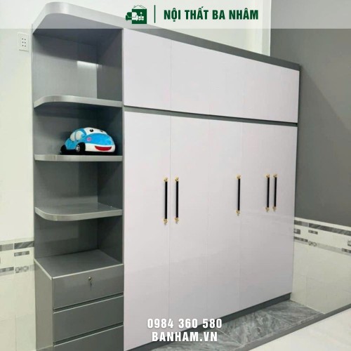 Tủ quần áo nhựa Ecoplast cánh mở tại Ba Tri Vĩnh Long